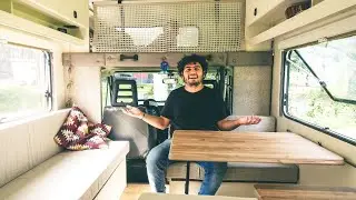 نهاية تحويل كرفان قديم لبيت مودرن متنقل || VINTAGE FIAT DUCATO RV RENOVATION
