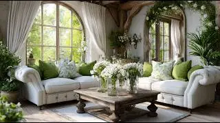 Martha Stewart Inspired Olive & Cream Spring Decor 2026 🌿✨ | Shabby Chic Luxury Home Ideas