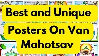 Van Mahotsav Drawing ideas| Van Mahotsav Chart Project Making ideas | Plant Trees Save trees drawing