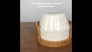 Is your dinnerware taking up too much storage space? 😧 We got a perfect solution for you!