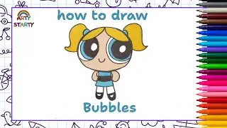 How To Draw Bubbles | The Powerpuff Girls | Artystarty