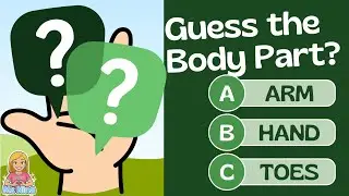 🧠 Parts of the Body Quiz for Kids | Fun & Interactive Picture Game with Timer! 👀⏱️