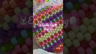 My Easter Egg Bag! New Video is Up! #beads #beadart #daisy #diy #ponybeads #Easter #easteregg