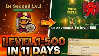 Level 1-500 in 11 Days!? Top 2026 Account | Rucoy Online