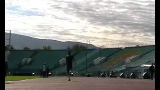 how to start sprinting backside (slow motion 10fps) athletic style 0.01