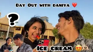 Meet Up With Daniya 😍 | Zvlogs | Daniya Ne Di Ice Cream |