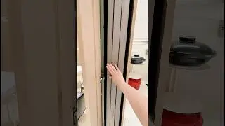Hidden pocket door in kitchen #foshan #fyp #slidingdoor #aluminum #JL