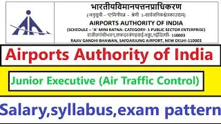Airports Authority of India AAI /Junior Executive & Manger/Salary/education/syllabus/old papers/exam