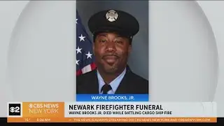 Funeral today for second Newark Firefighter Wayne Brooks Jr.