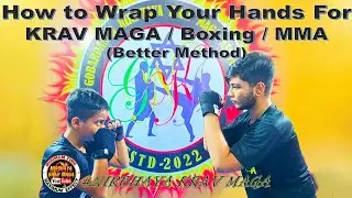 How to Wrap Your Hands For #Boxing (Better Method) #kravmaga #selfdefence #mma