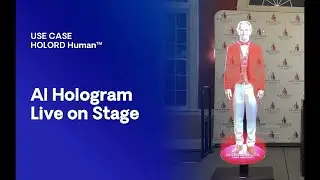 Holord Human&trade; &times; AI Hologram Live Gala Experience | USA