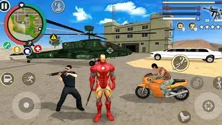 Iron man Rope Hero Vice Town 2026 - Android Gameplay