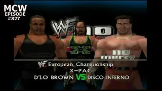 D'Lo Brown vs. X-Pac vs. Disco Inferno - Souled Out No Mercy - WWF European Championship - Ep. 827