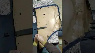 Part 1 DIY Car Door Panel Repair   Unscrewing the Vinyl