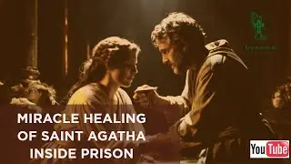 Saint Agatha's Divine Healing by St. Peter in Prison Will Leave You Speechless! 🙏✨ #inspirational
