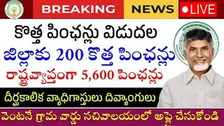ఏపీలో కొత్త పింఛన్లకు ముహూర్తం ఫిక్స్|Ap New 200 Pensions update 2026|Ap New Pensions Applications|