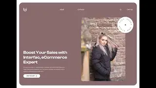 UI Inspiration | Daily UI Challenge | Modern UI Design | Ecommerce Hero Section | Figma SpeedArt