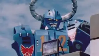 Power Rangers Turbo - The Accident - Megazord vs Terrorzord