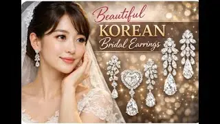Completely Korean bridal earrings gulde 👑