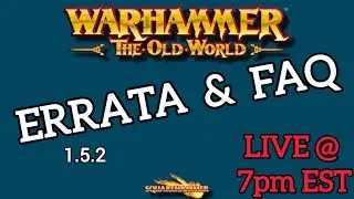NEW Warhammer the Old World FAQ Review LIVE