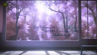 Soft Melancholy | Upbeat AI Pop Meets Gentle Piano | EchoMuse AI