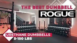 Rogue Urethane Dumbbells and 3-Tier Dumbbell Rack | THE BEST Dumbbell Review | Home Gym