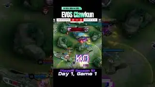 All Kills! EVOS Clawkun, EVOS vs AURA! Playoff, Day 1, Game 1 #mobilelegends #evos #aura #mlbb