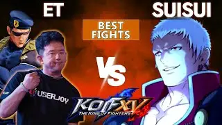 KOFXV 🔥 ET (Sylvie, Heidern, Isla) vs SuiSui (Ralf, Clark, O.Yashiro) -  Best Fights KOF XV