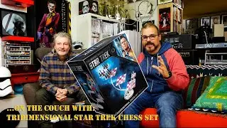 ... on the couch with: Star Trek 3D Chess prop replica
