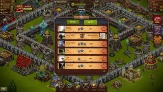 Throne Rush - Best attack castel 50 - 65 how to attack