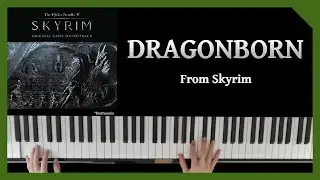 Dragonborn - Skyrim Main Theme (Piano Cover)