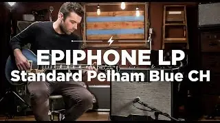 Epiphone Les Paul  Standard Pelham Blue | CME Quick Riffs | Joel Bauman