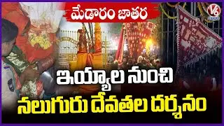 Medaram Jathara 2026: Four Goddesses To Appear From Today | V6 News