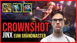 Crownshot - JINX vs. TRISTANA ADC | EUW Grandmaster