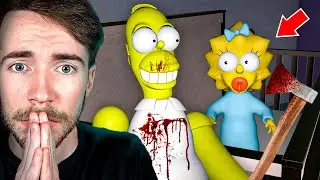 HOMER MASSACRE LA FAMILLE SIMPSON (c'est horrible...)