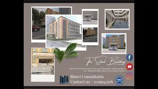 Modern smart school architecture and school layout plan walk through designed by Bhuvi consultants.