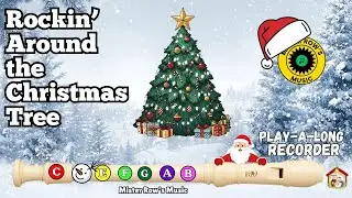ROCKIN' AROUND THE CHRISTMAS TREE | CHRISTMAS RECORDER | Level 2 Recorder #christmassongs