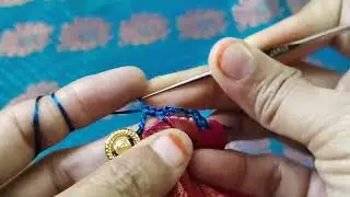 semi grand Krosha kuchu design -138# suji Krosha work # in Telugu version #