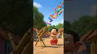DIY Amazing Bamboo Toys with Cute Colour Balloon ganpati Creation #craft #unique