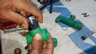 تعلم بنفسك طريقة صنع صنبور ماء قابل الصيانة  How to make a water tap
