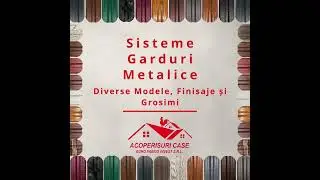 🏡 Garduri din ȘIPCĂ METALICĂ & JALUZEA