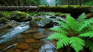 Calming Forest Ambience, Birds Singing Beautiful Stream Sounds for Deep Sleep🌿 Study Focus, Medicine