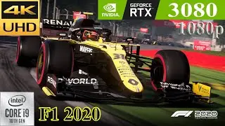 F1 2020: RTX 3080 | i9-10900K | 1080p | Ultra Low Presets - Max High Settings | PC FPS Benchmark