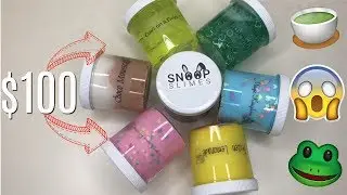 $100 BRUTALLY HONEST OVERRATED SLIME SHOP REVIEW?! *ft SnoopSlimes