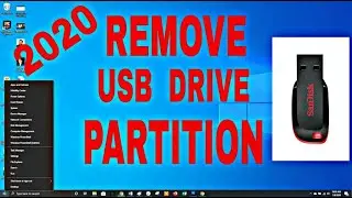 Remove USB Drive Partition 2020 Working in all windows.