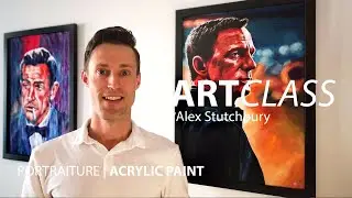 ARTClass | James Bond Acrylic Portraiture by Alex Stutchbury