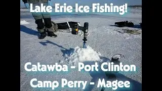 Lake Erie Ice Fishing! Access Locations and Safety!