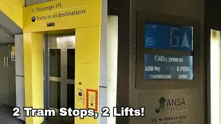 1999 OTIS 2000 H and an Ansa Lift at Pomona and Cornbrook Metrolink Stations in Manchester