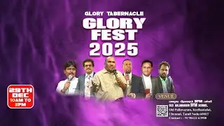 LIVE🔴| GLORY FEST 2025 | Intercession & Word | Ps. Daniel Livingston | 29-12-2025 |