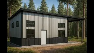 Epic 20x30 Single-Slope Cabin Kit! [Side Porch Details]